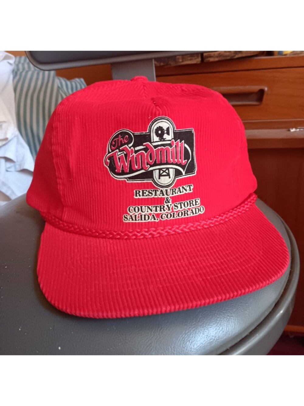 Vintage Snapback Cap Trucker Windmill Restaurant Country Store Salida Colorado